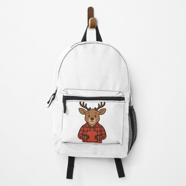 Item preview, Deer with Hot Water Bottle – Cozy Winter Deer designed and sold by Confuzz1ed.