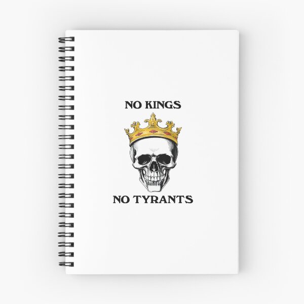 Item preview, No Kings No Tyrants Skull With Crown designed and sold by TheRainFamily.