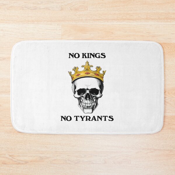 Item preview, No Kings No Tyrants Skull With Crown designed and sold by TheRainFamily.