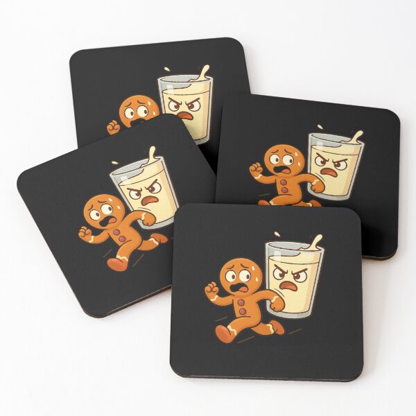 Item preview, Gingerbread Running From Milk designed and sold by Napini.
