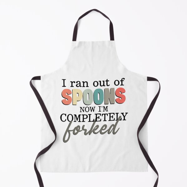 Item preview, Spoonie Design – Out of Spoons, Completely Forked | Chronic Illness Humor designed and sold by CautionChaosCo.