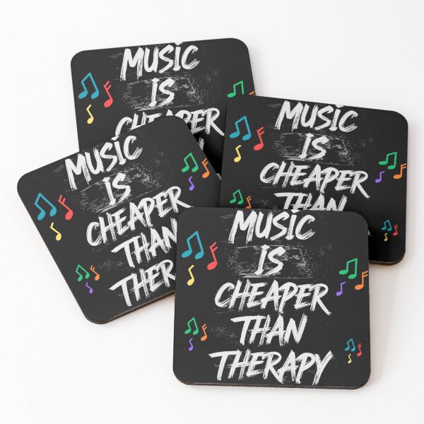 Item preview, Music is Cheaper Than Therapy designed and sold by Stefrait-7.