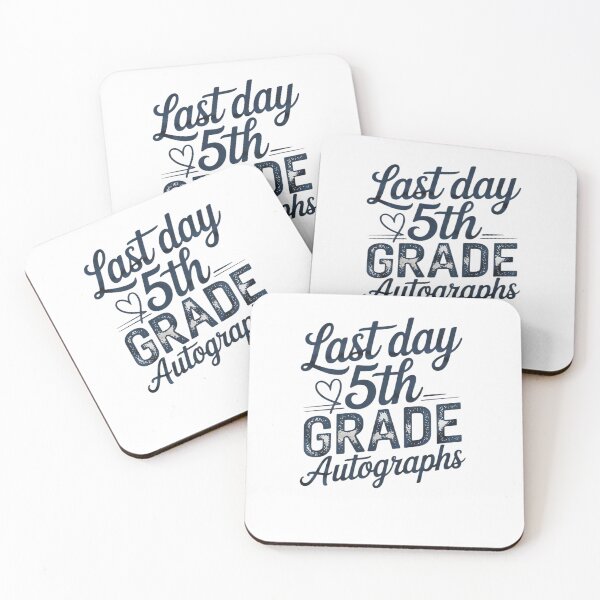 Item preview, Last Day of School Autograph 5th Grade Student  designed and sold by THagBlue.