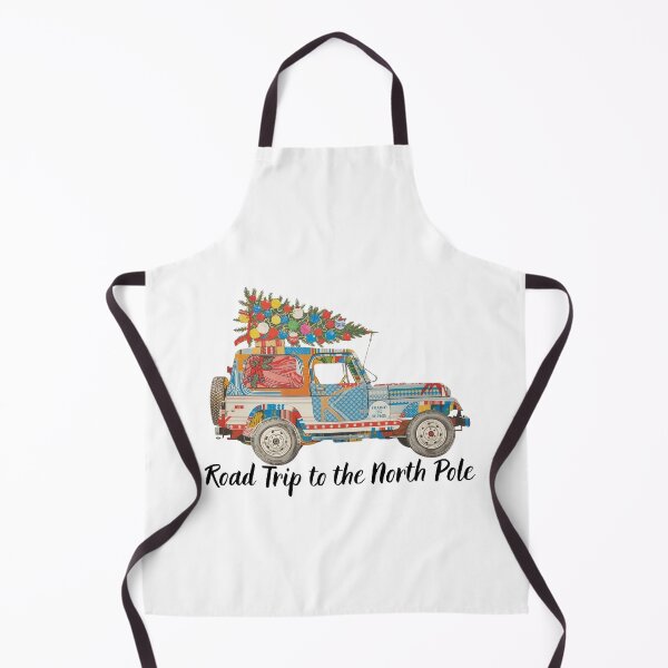 Item preview, North Pole Road Trip – Christmas Jeep Loaded with Gifts IllustrationIllustration designed and sold by MiszungART.