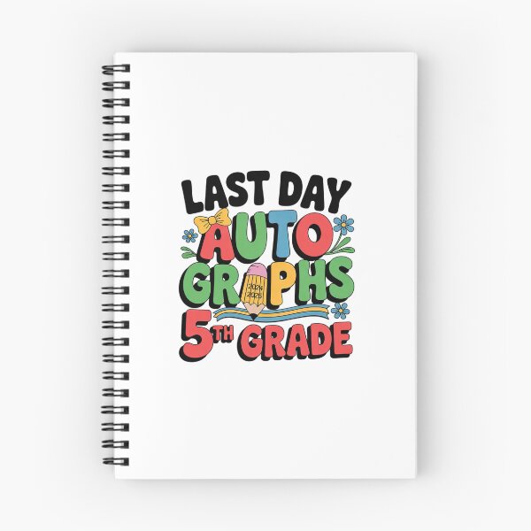 Item preview, Last Day of School Autograph 5th Grade Graduation8  designed and sold by BeetleMalon.