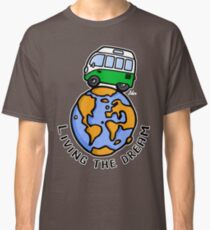 Camiseta clásica Living the dream