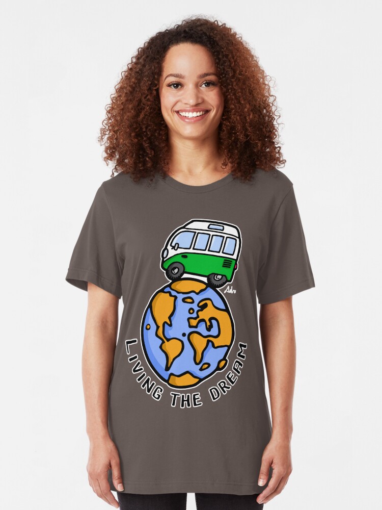 Vista alternativa de Camiseta ajustada Living the dream
