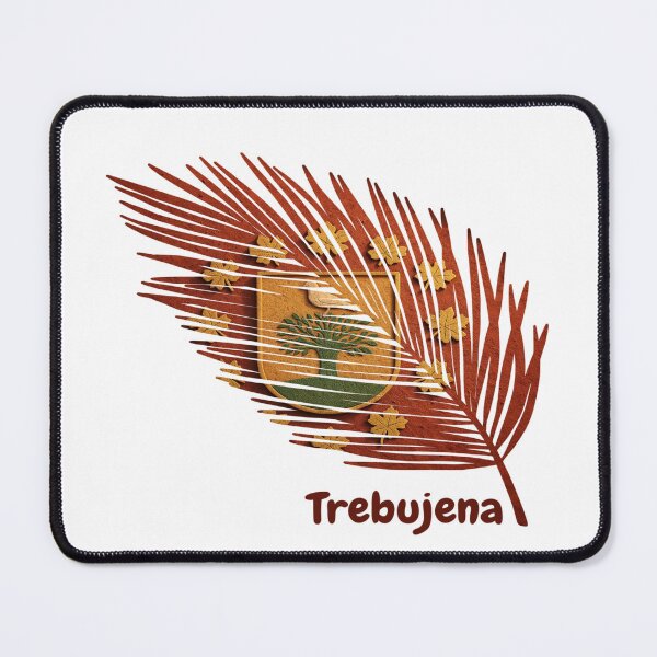 Item preview, Abstract Flag of Trebujena – Feather Shape Design designed and sold by ArteJorge48.