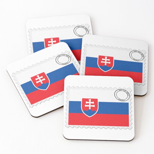Item preview, Slovakia National Flag Postage Stamp designed and sold by red-amber65.