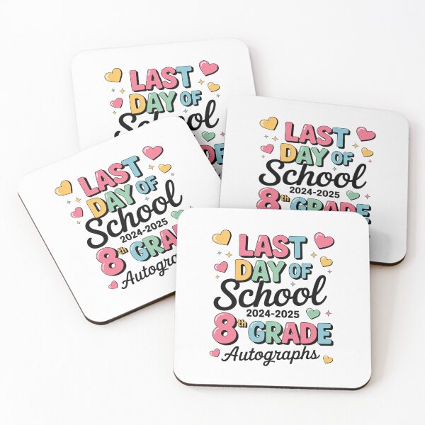 Item preview, Last Day of School Autograph 8th Grade Graduation Boys Girls  designed and sold by THagBlue.