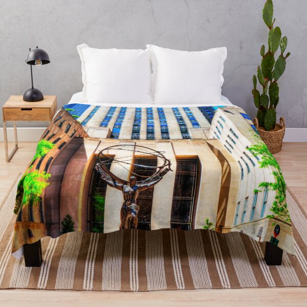 Item preview, Rockefeller Center y la escultura Atlas, Nueva York designed and sold by Paul Thompson Photography.