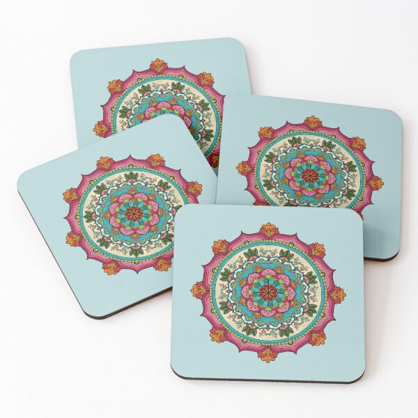 Item preview, Colorful Nature Geometric Mandala designed and sold by NaliniLe.