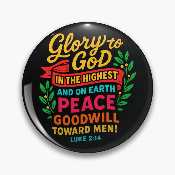 Item preview, Luke 2:14 Glory to God in the Highest designed and sold by plushism.