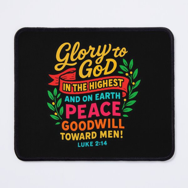 Item preview, Luke 2:14 Glory to God in the Highest designed and sold by plushism.