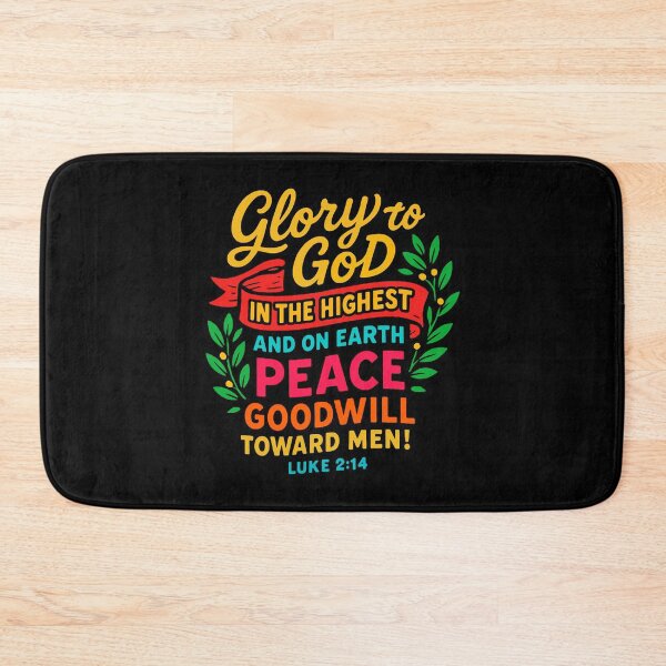 Item preview, Luke 2:14 Glory to God in the Highest designed and sold by plushism.