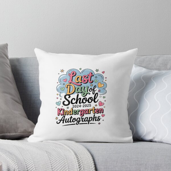 Item preview, Last Day of School Autograph Kindergarten Boys Girls Summer  designed and sold by BeetleMalon.