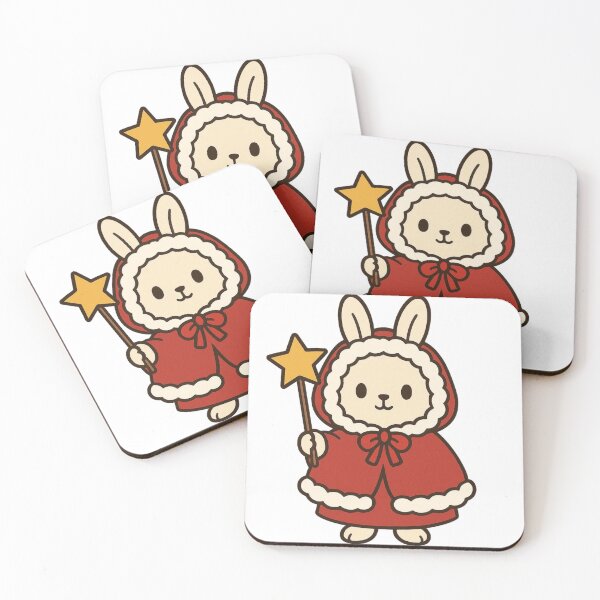 Item preview, Bunny Carrying Christmas Star – Sweet Holiday Bunny designed and sold by Confuzz1ed.