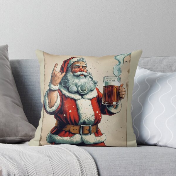 Item preview, Santa Claus Rocks with Beer - Merry Christmas designed and sold by RSDigitalPrintDesign.