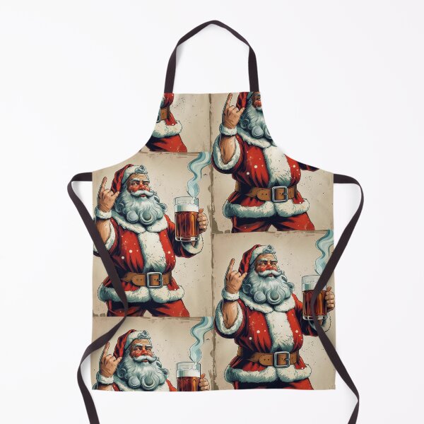 Item preview, Santa Claus Rocks with Beer - Merry Christmas designed and sold by RSDigitalPrintDesign.