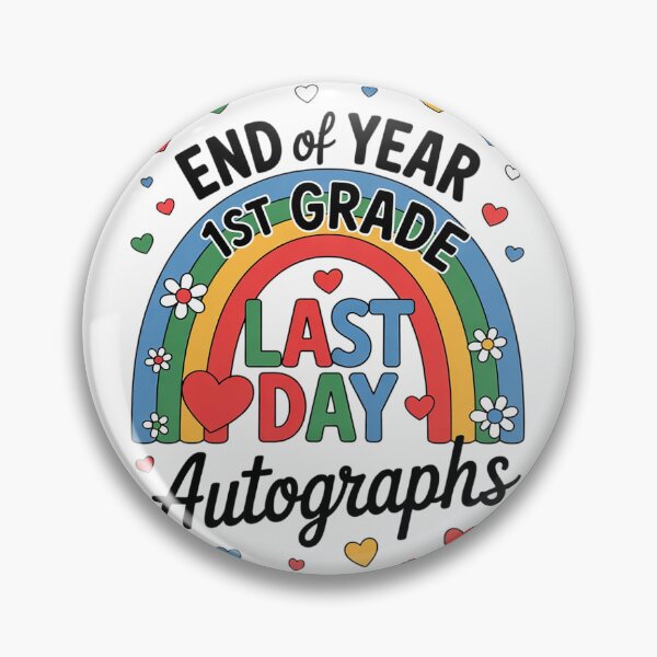 Item preview, Last Day Of School Autograph Team 1st Grade Squad  designed and sold by THagBlue.
