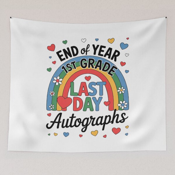 Item preview, Last Day Of School Autograph Team 1st Grade Squad  designed and sold by THagBlue.