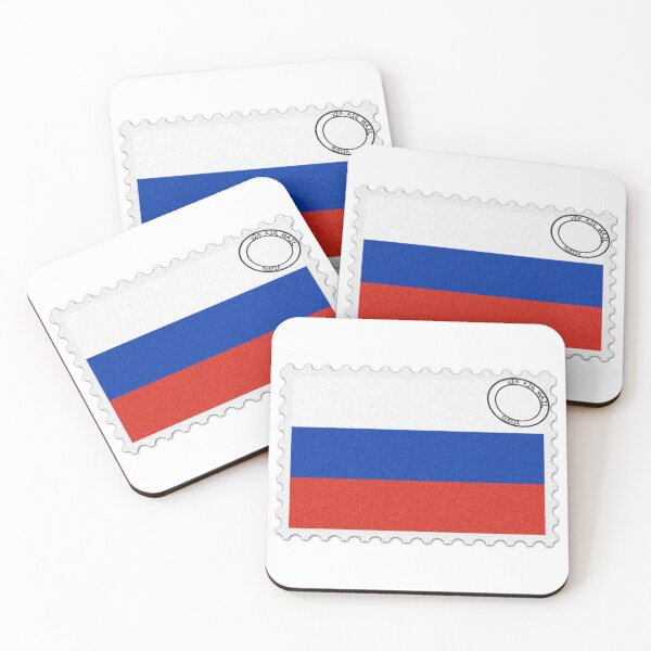 Item preview, Russia National Flag Postage Stamp designed and sold by red-amber65.