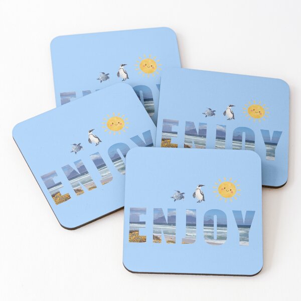 Item preview, ENJOY – South African design featuring Table Mountain, sea & wildlife designed and sold by Katja LebenFreude.