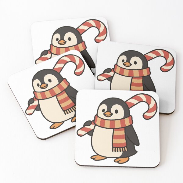 Item preview, Penguin Carrying Candy Cane – Adorable Holiday Penguin designed and sold by Confuzz1ed.