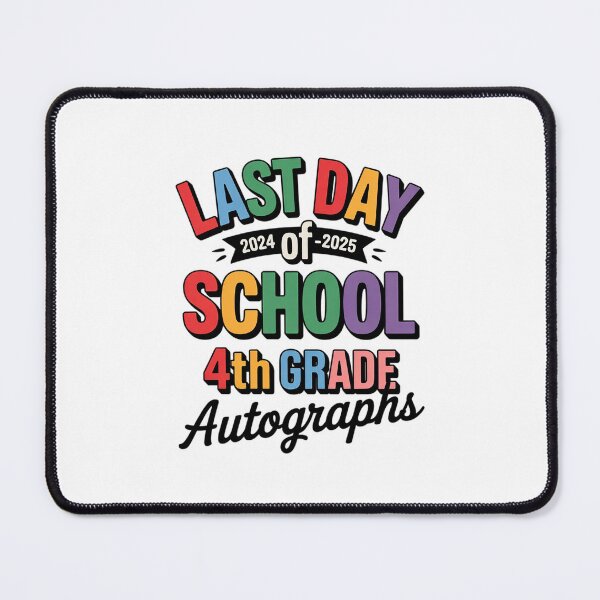 Item preview, Last Day of School Autographs 4th Grade Graduation 2025 1  designed and sold by BeetleMalon.