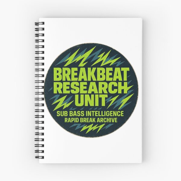 Item preview, Breakbeat Research Unit Logo – Jungle Breaks Bass Sticker designed and sold by |TRSSHOP|.
