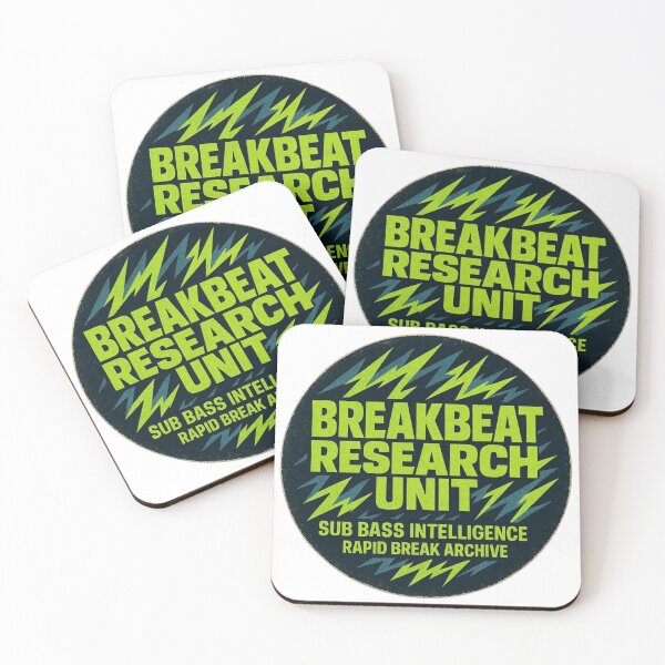 Item preview, Breakbeat Research Unit Logo – Jungle Breaks Bass Sticker designed and sold by |TRSSHOP|.