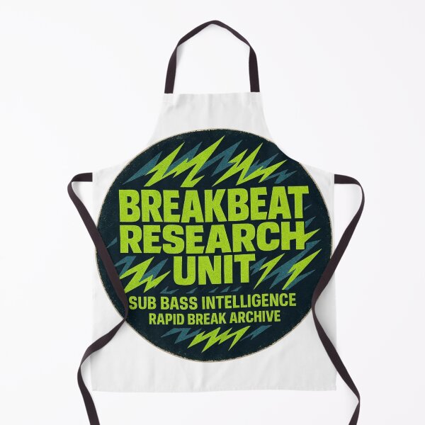 Item preview, Breakbeat Research Unit Logo – Jungle Breaks Bass Sticker designed and sold by |TRSSHOP|.