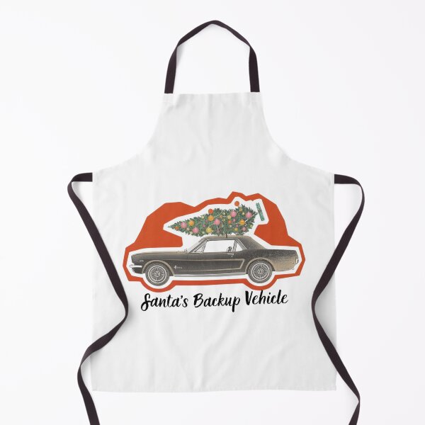 Item preview, Santa’s Backup Vehicle – Funny Retro Christmas Car Illustration designed and sold by MiszungART.