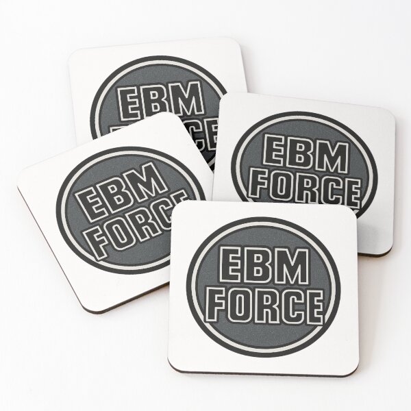 Item preview, EBM Force Industrial Badge – Electronic Body Music Logo designed and sold by |TRSSHOP|.