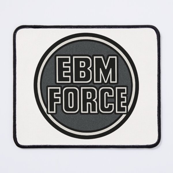 Item preview, EBM Force Industrial Badge – Electronic Body Music Logo designed and sold by |TRSSHOP|.