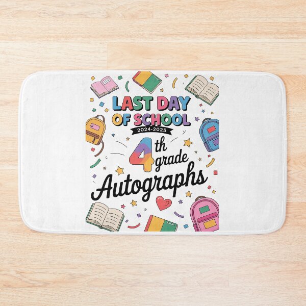 Item preview, Last Day of School Autographs 4th Grade Graduation 2025  designed and sold by THagBlue.
