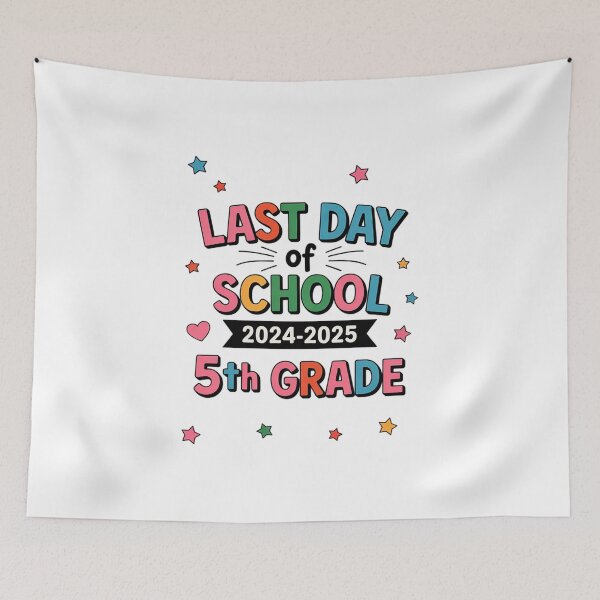 Item preview, Last Day of School Autographs 5th Grade Graduation 2025 15  designed and sold by BeetleMalon.