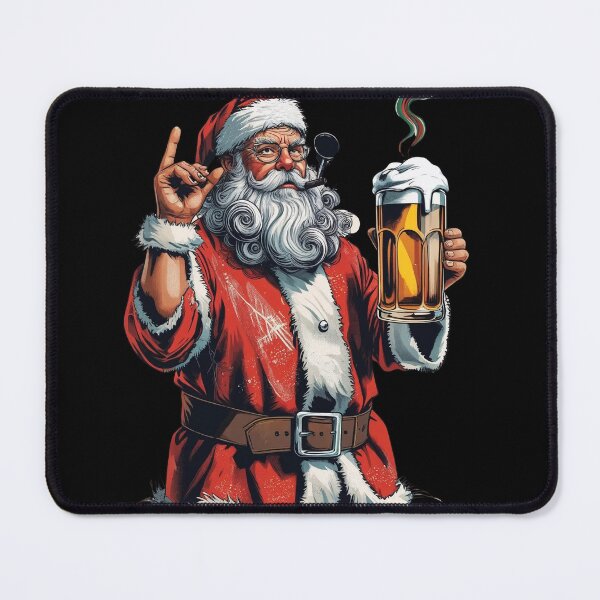Item preview, Santa Claus Rocks with Beer, cigar - Merry Christmas designed and sold by RSDigitalPrintDesign.