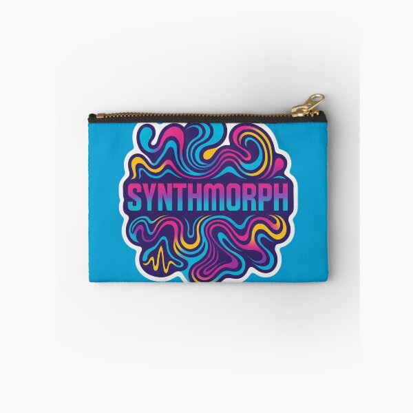 Item preview, Synthmorph Psychedelic Neon Design – Colorful Electronic Sticker designed and sold by |TRSSHOP|.