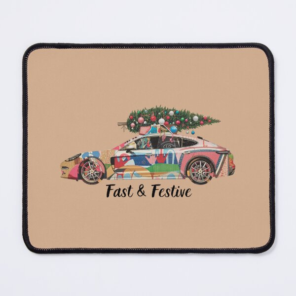Item preview, Fast & Festive – Christmas Sports Car with Holiday Tree Art designed and sold by MiszungART.
