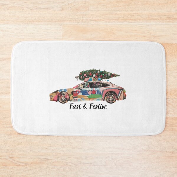 Item preview, Fast & Festive – Christmas Sports Car with Holiday Tree Art designed and sold by MiszungART.