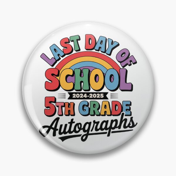 Item preview, Last Day of School Autographs 5th Grade Graduation 2025  designed and sold by THagBlue.