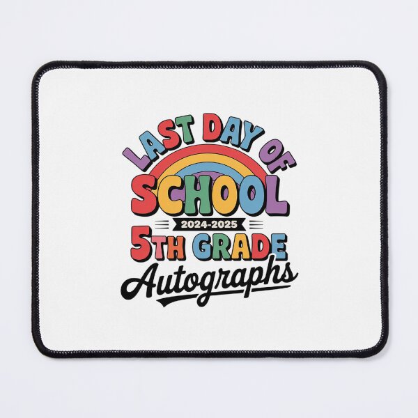Item preview, Last Day of School Autographs 5th Grade Graduation 2025  designed and sold by THagBlue.