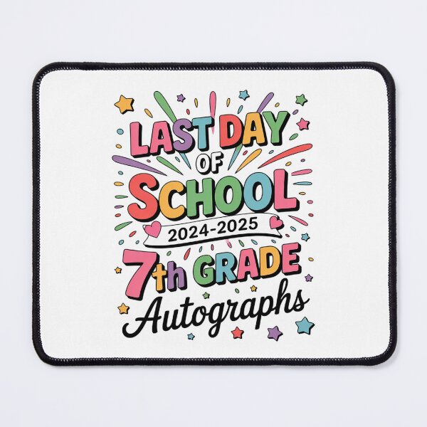 Item preview, Last Day of School Autographs 7th Grade Graduation 2025 1 designed and sold by BeetleMalon.