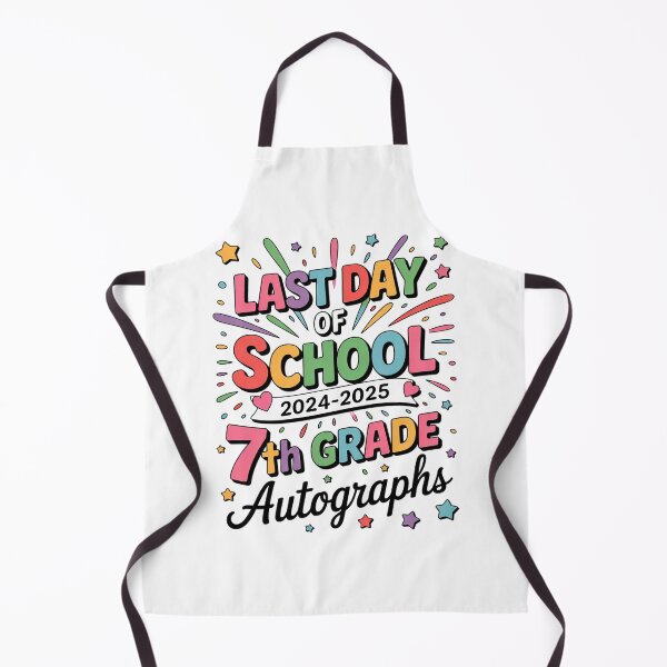 Item preview, Last Day of School Autographs 7th Grade Graduation 2025 1 designed and sold by BeetleMalon.