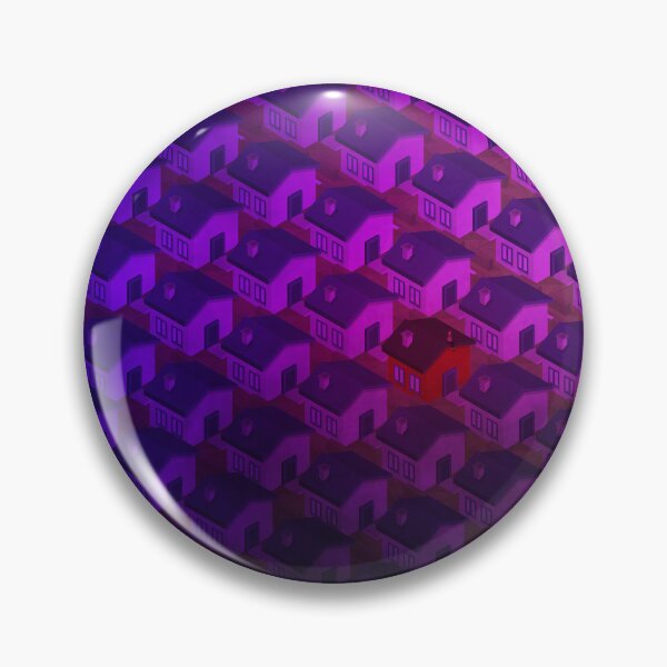 Item preview, Unique House – Neon Isometric Illustration designed and sold by dreambymilo.