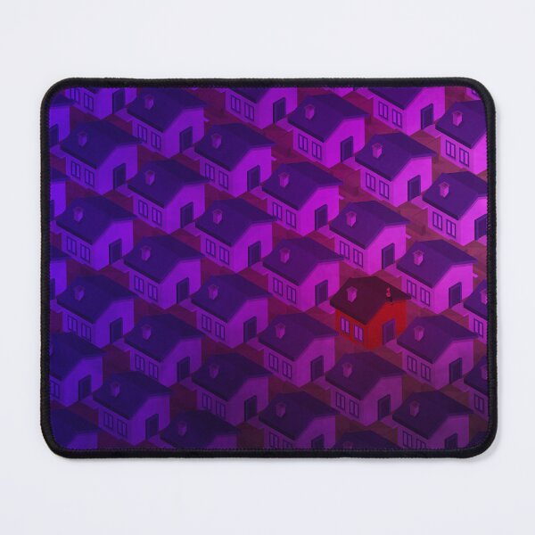 Item preview, Unique House – Neon Isometric Illustration designed and sold by dreambymilo.