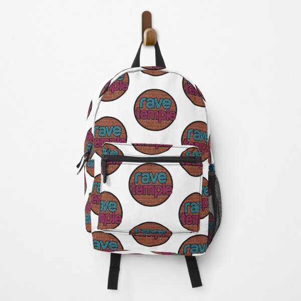 Item preview, Rave Temple Neon Brick Logo – House & Rave Culture Sticker designed and sold by |TRSSHOP|.