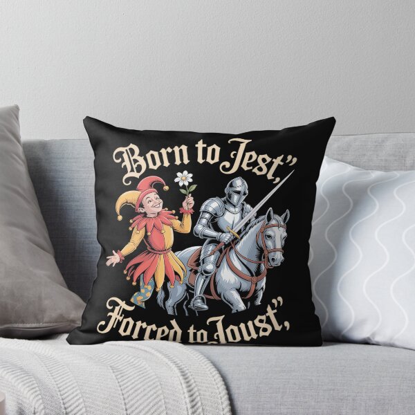 Item preview, Born to Jest Forced to Joust Tee designed and sold by FortuneFull.