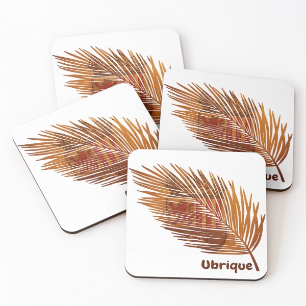 Item preview, Abstract Flag of Ubrique – Feather Shape Design designed and sold by ArteJorge48.